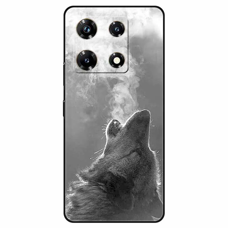 Soft Silicone Wolf & Lions TPU Shockproof Phone Case
