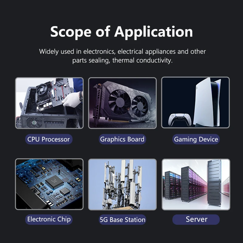 Maxtor GLE 열 페이스트 10.5W/m-k PC CPU GPU PS4 컴퓨터 MCU 장비 게임 박스 쿨러 팬 열 그리스