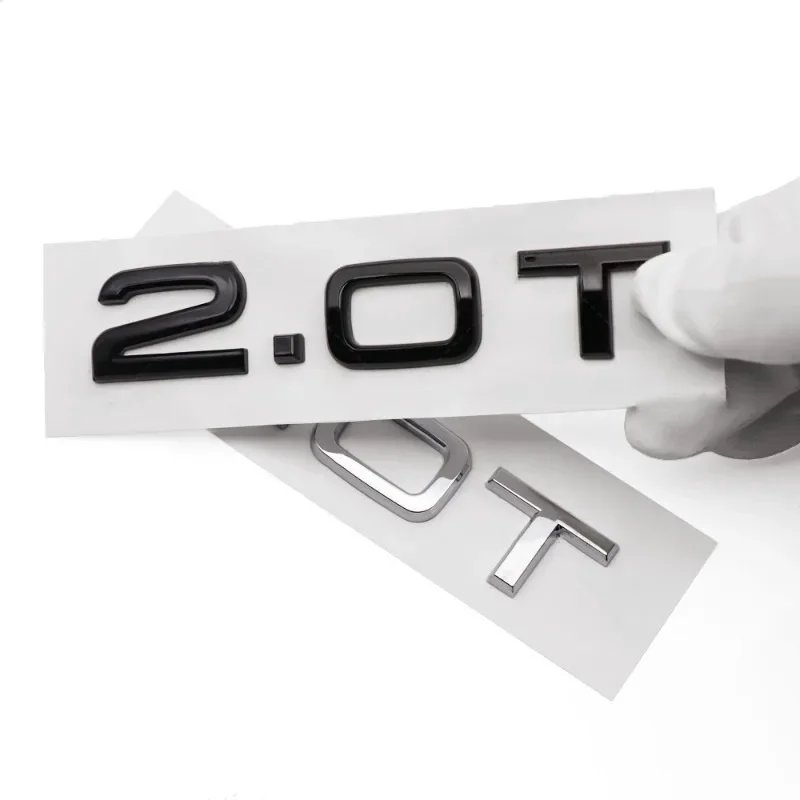 Sleek 3D ABS Letters Rear Trunk Badge Emblem Logo