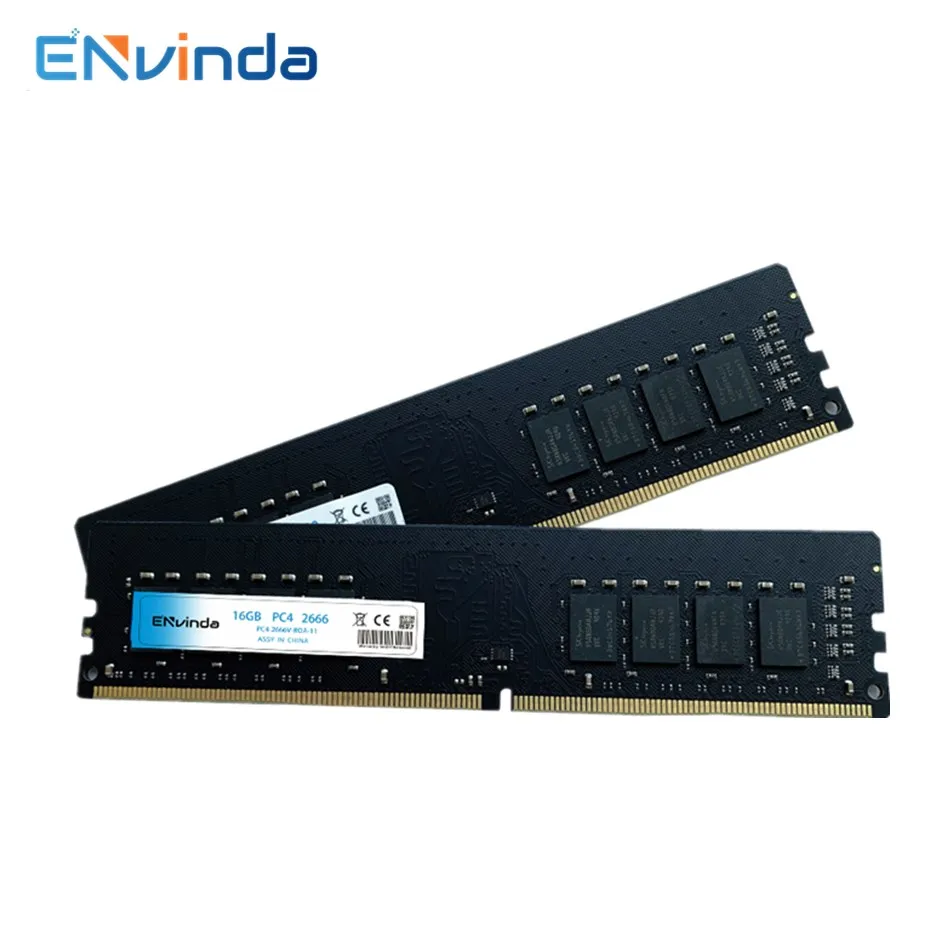 thumbnail image 1 of ENVINDA PC DDR3 DDR4 8GB 16GB Ram 1600 2666 3200 MHz Memoria de computadora de alta calidad Dimm de escritorio No compatible con PC AMD, 1 of 5