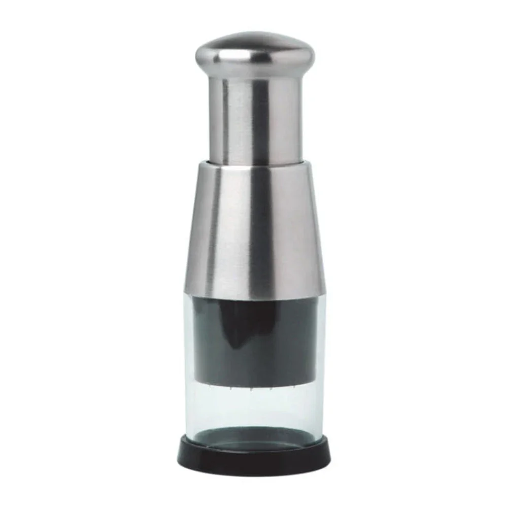 Stainless Steel Manual Hand Chopper Kitchen Tools Vegetable Chopper Mini Garlic Mincer for Garlic Ginger Herbs Nuts