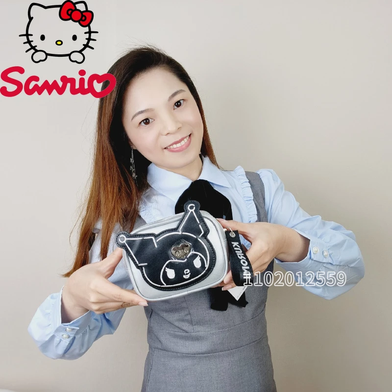 Sanrio Kuromi New Cosmetic Bag Luxury Brand Women's Cosmetic Bag Multifunctional Fashion Storage Bag Cartoon 3D Large Capacity
