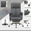 Vinsetto Executive Massage Officehair, Computer Desk Chair, Pu Leather Heated Reclining Chair with Adjustable Height 4