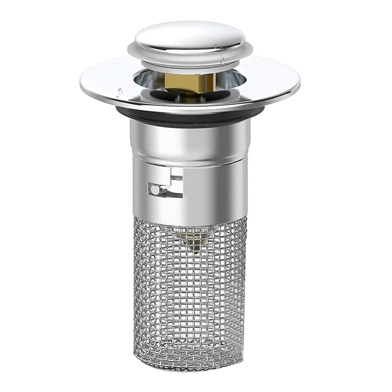 

Пробка для раковины ванной комнаты бассейн вверх сливная сетка для раковины со съемным фильтром корзина для волос