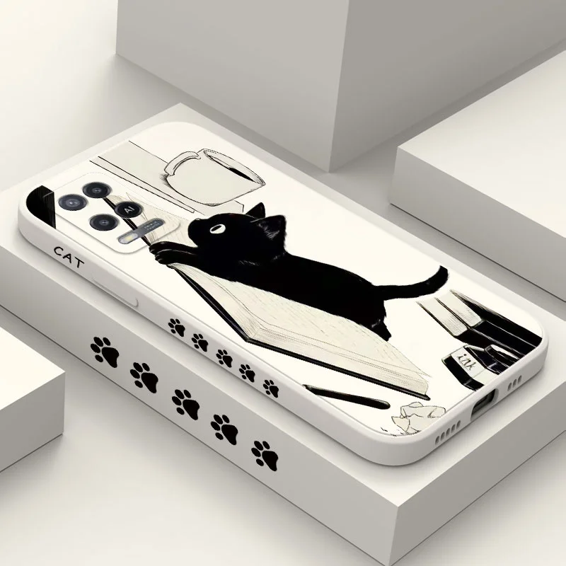 Phone Case Oppo A12 Cat Oppo A74 5g Case Cat Covers Oppo A12 Cats Mobile Phone Cases