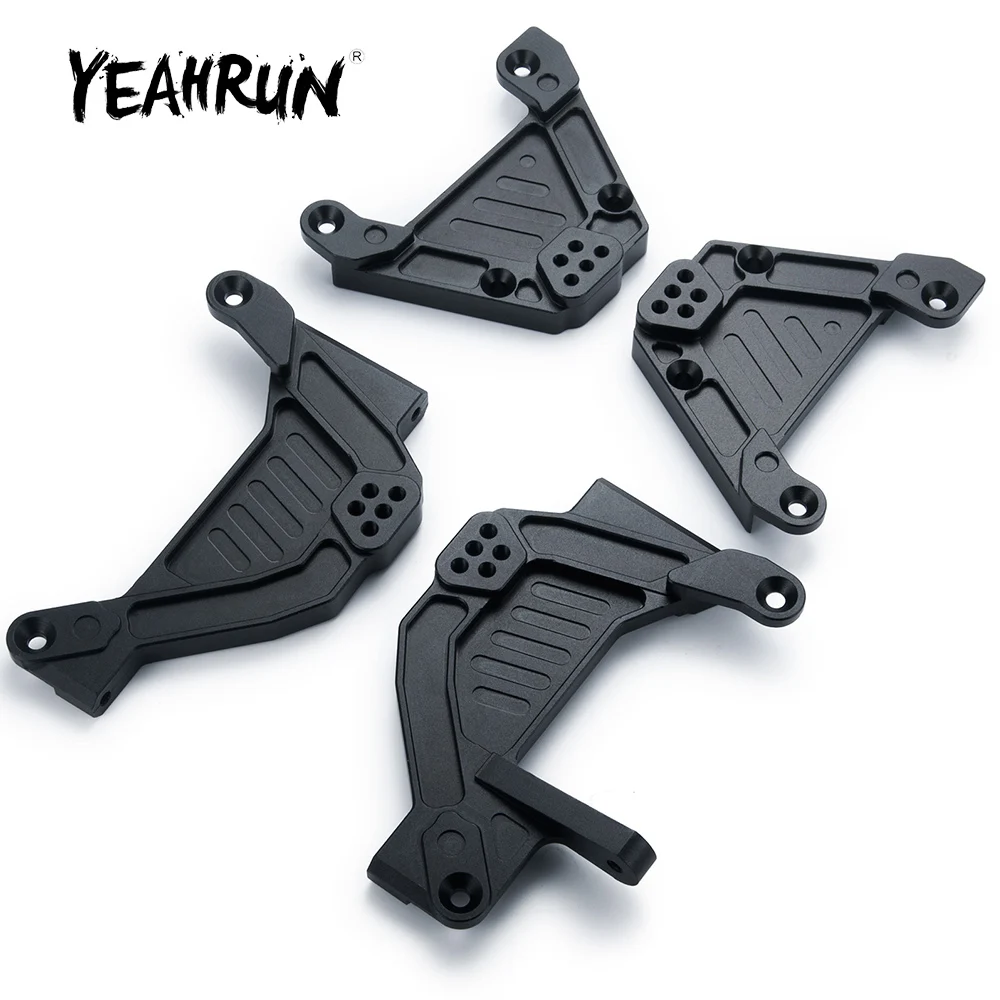 

YEAHRUN 4Pcs Metal Front & Rear Shock Towers Mount for Axial SCX6 AXI05000 AXI05001 Wrangler Trail Honcho 1/6 RC Car Model Parts