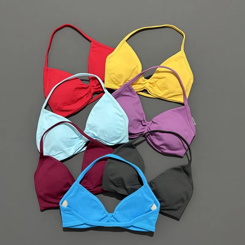 Sports Strappy Bra Yoga Underwear Women