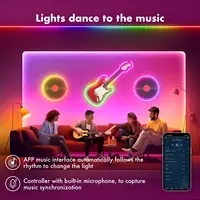 40M/30M RGB LED Neon Rope Lights, Music Sync Control with App/Remote, Flexible Lamp Color Change, Waterproof for Indoor Outdoor - Image 5