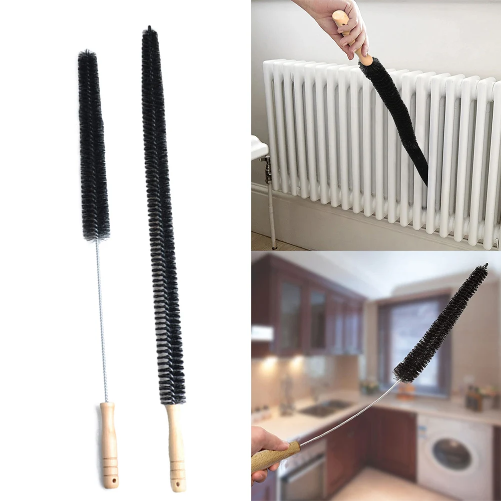1pcs 70/75cm Radiator Cleaner Brush Multi-Purpose Bendable Long Thin Cleaner Duster Portable Dryer Washing Machine Brush