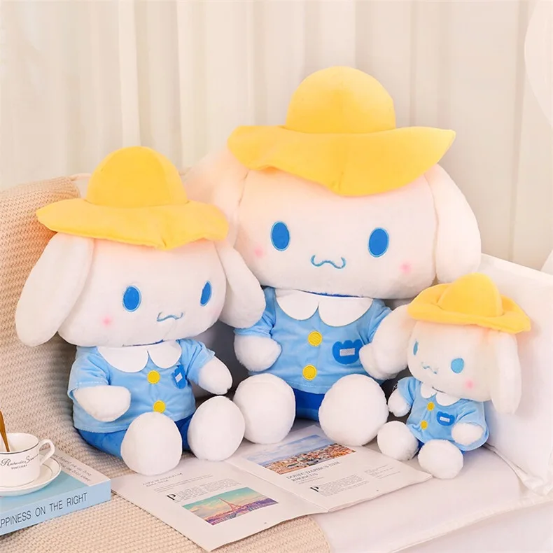 

Sanrio Cinnamoroll плюшевая кукла, 30-60 см, милая мультяшная мягкая детская игрушка, милые детские игрушки для девочек, подарок на день рождения
