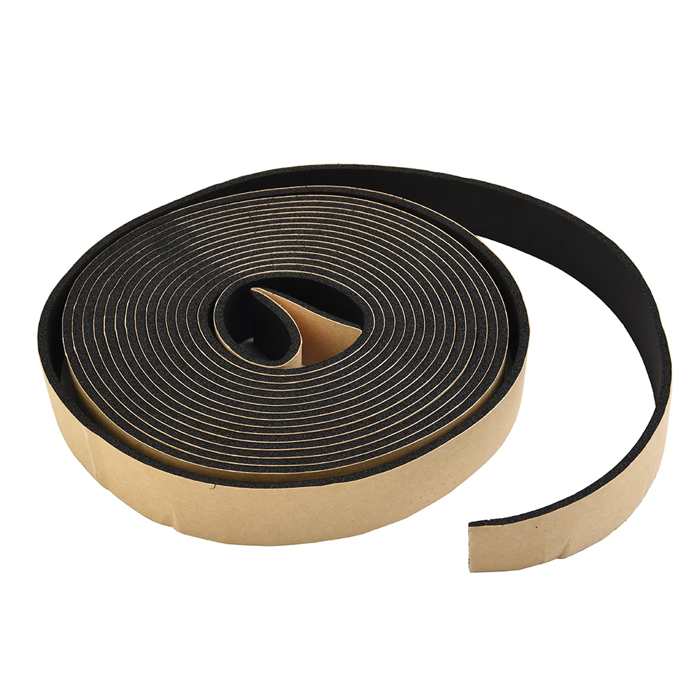 

Durable Useful Sealing Strip Weatherstrip Rain Visor 20mm*5m*3mm Universal Waterproof With M Double-Sided Tape