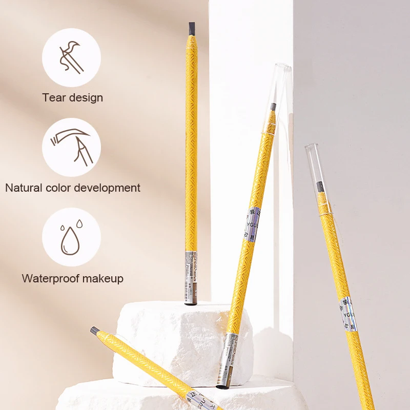 Eyebrow Pencil Waterproof Long Lasting Eyebrow Pencil Tattoo Tint Microblading Make Up Cosmetics Eye Brow Pencil 3