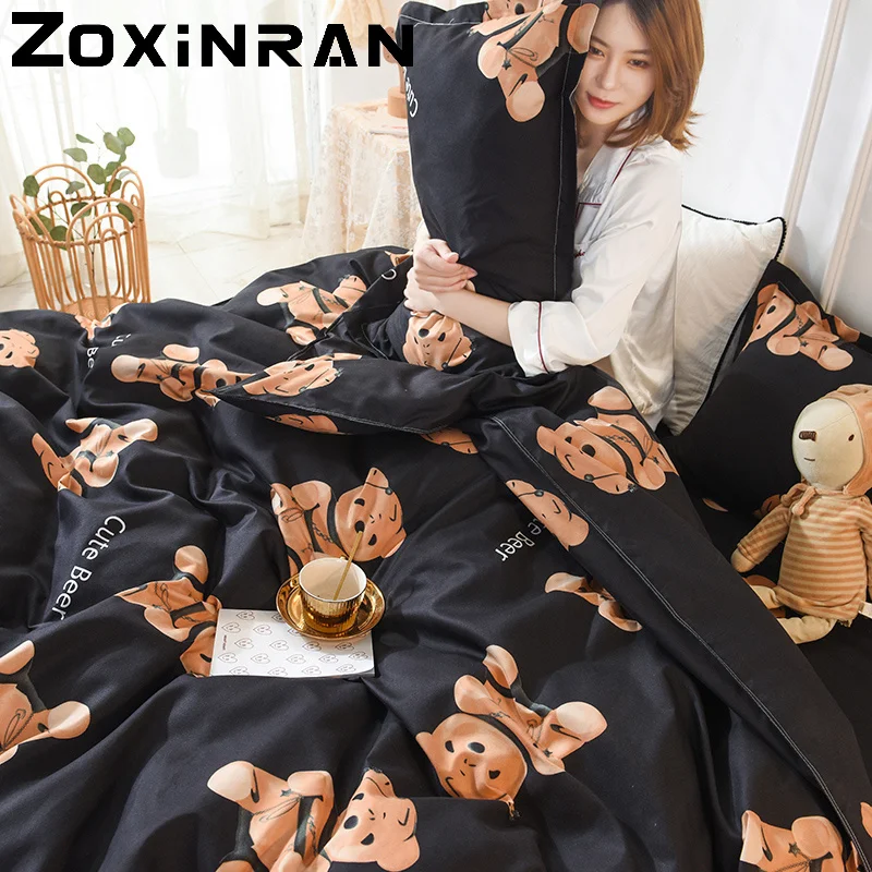

Постельное белье 200x220, скандинавские Чехлы и простыни... клетчатые Чехлы для кровати на 2 места, роскошные чехлы для кровати в скандинавском стиле... комплект пододеяльников