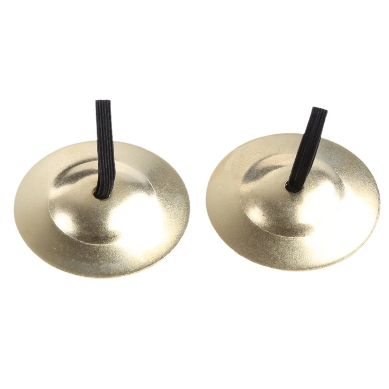 831C 1 Pair Mini Small Kids Children Copper Hand Cymbals Gong Band Rhythm Musical Percussion Instrument Children Handmade Toy