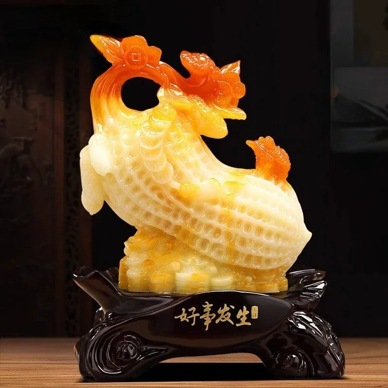 

Chinese Handmade Good Peanut Lucky Ornaments Safe and Prosperous Crafts Living Room Wine Cabinet Decorations Housewarming Gifts