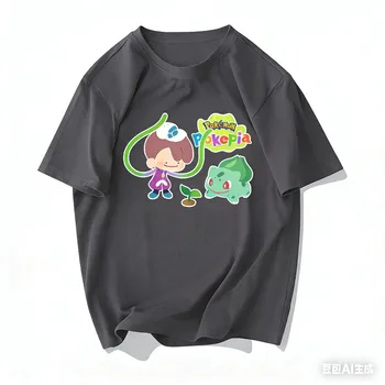 Pokemon Pokopia T-shirt Stampa con Ditto e altri Pokemon 1