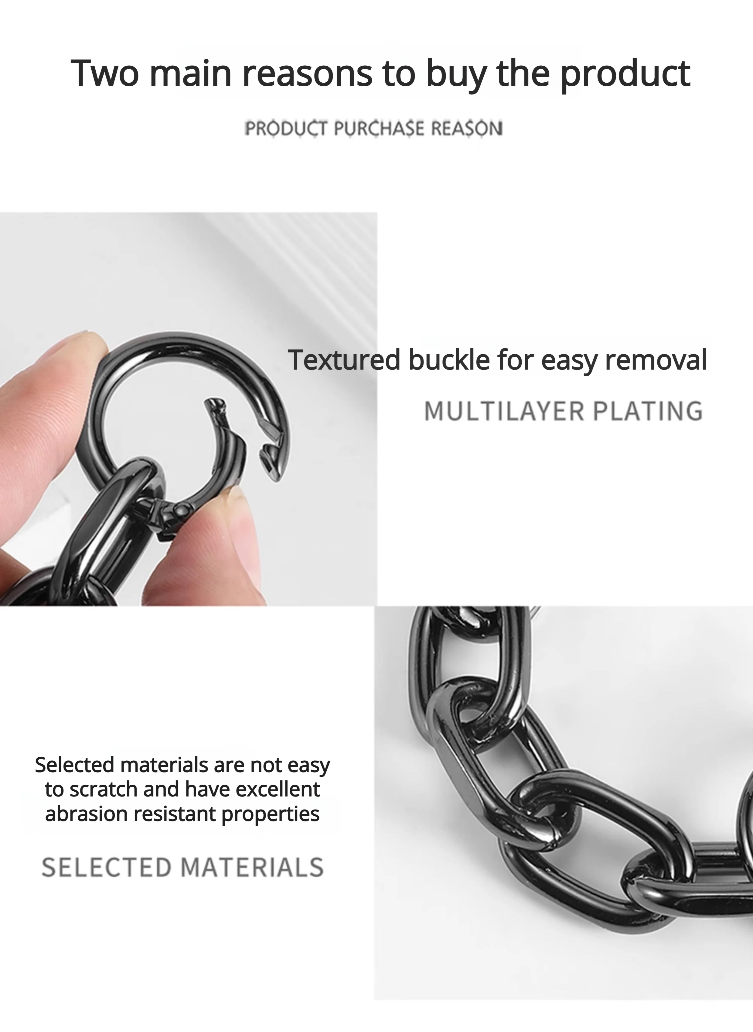 Extended Chain For Longchamp Hobo Exquisite High-end Fashion Diy Chain Shoulder Replacement Strap Bag Modification Accessories