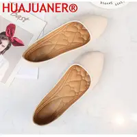 Women Flat Shoes Slip-on Pointed Toe Lady Loafers Plus Size 44 45 46 Shallow Single Low Heel Pregnant Woman Flats Zapatos Mujer 2