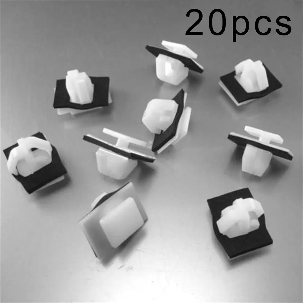 

20pcs Auto Fastener Clips Body Side Moulding Clip Retainer Sealers For Hyundai 87756-2E000 Rivet Clips W/ Sealers Set