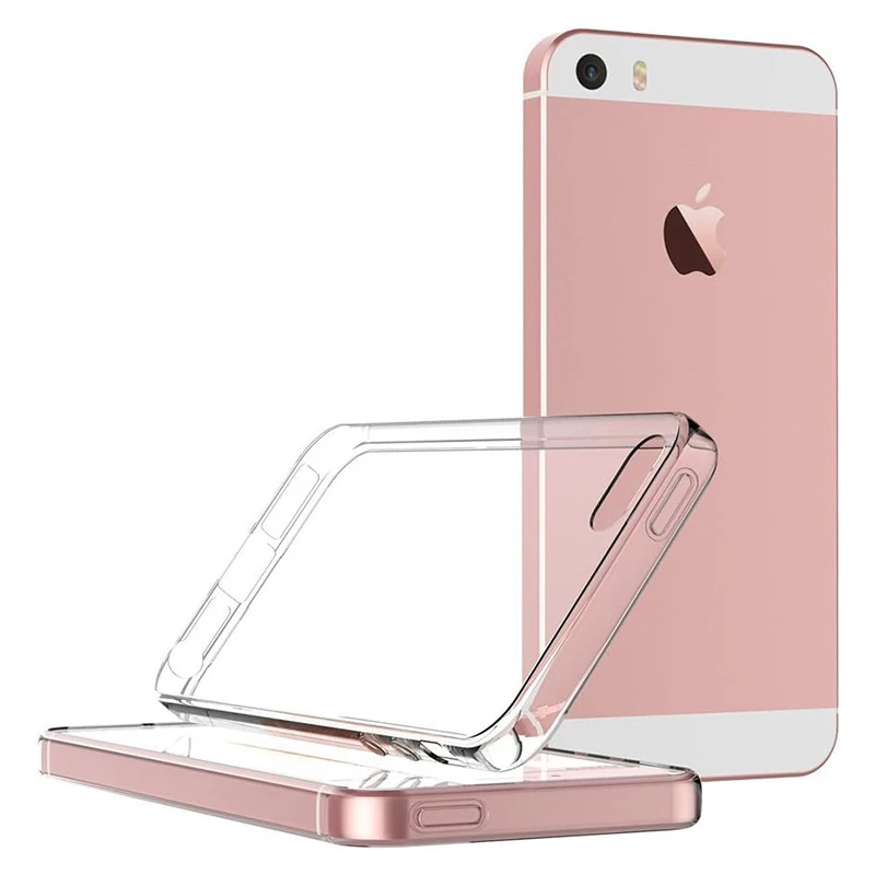 Ultra-Thin Transparent Silicone Shockproof Soft Case - Clear Back Cover Shell