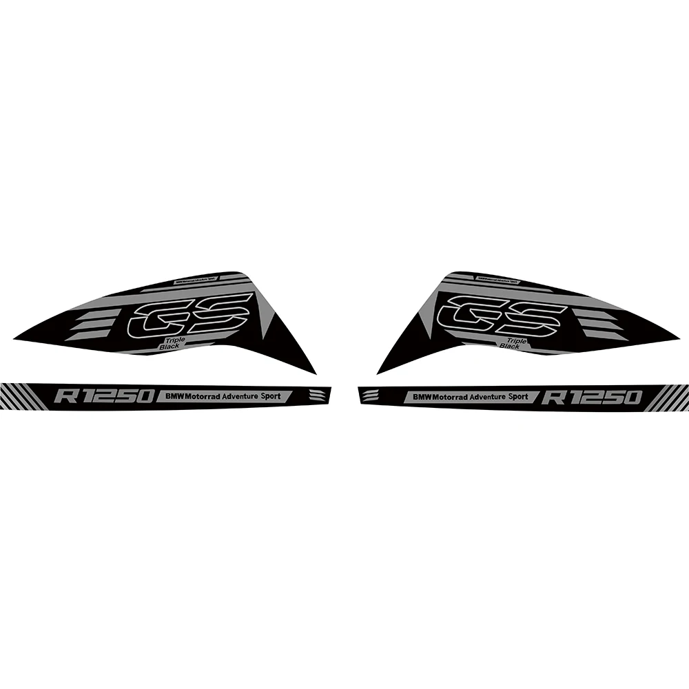 3D hars handbeschermers, sticker, compatibel met R 1250 GS Trophy STD