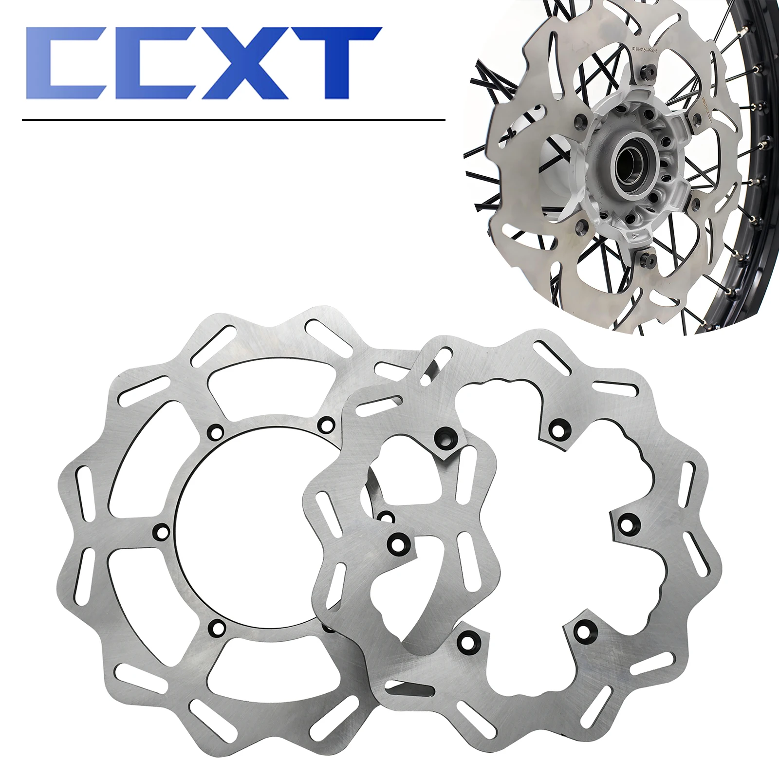245mm 270mm Motorcycle Front Rear Brake Disc Rotor Disk For Yamaha YZ250F YZ450F WR250F YZ250FX YZ450FX 2015- YZ250X YZ125X