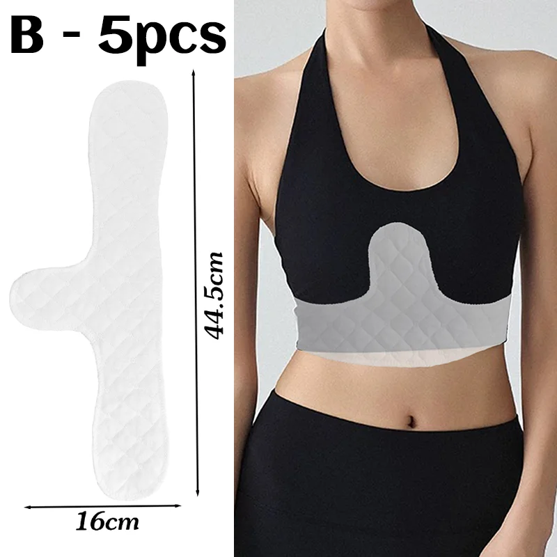 Assorbenti in cotone lavabili per reggiseno – Stop al sudore sotto il seno!