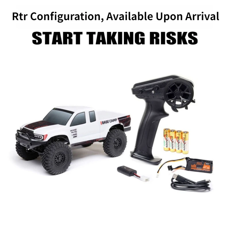 1/24 SCX24 Full Scale Simulation Base Camp Small Scale 4WD RTR Remote Control Model Climbing Car Toy 6