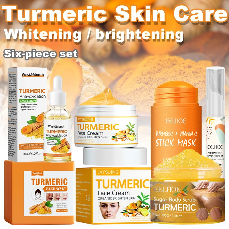 Turmeric Skin Care Original Face Cream Serum Oil Stick Mask Body Whitening Anti Acne Lighten Dark Spot Moisturizing 200pcs lot 2n6107g 2n6107 70v 7a pnp transistor triode to 220 new original spot hot sale