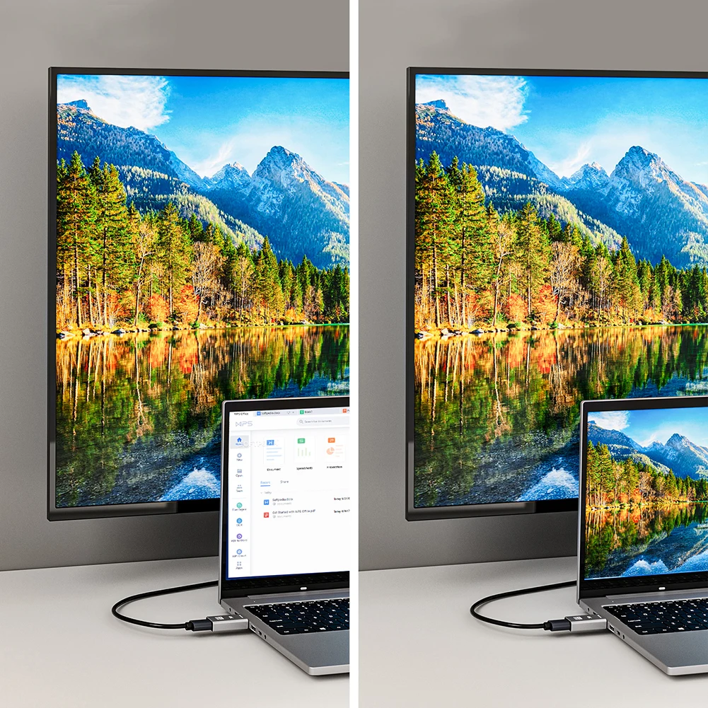 레노버 델 HP용 DP-HDMI 호환 어댑터, 수-암 DP 디스플레이 포트-HDMI 호환 어댑터, 4K, 30Gbps
