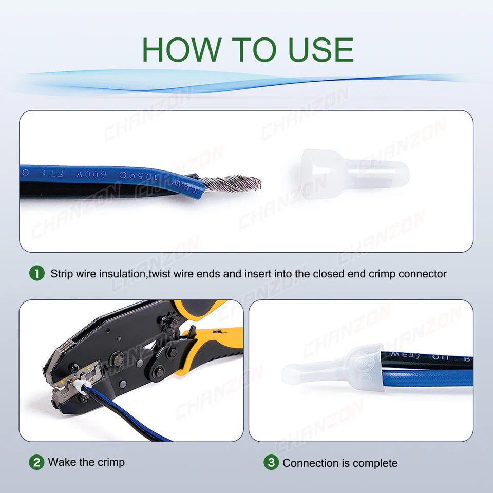 100 Pz/50 Pz Estremà Chiusa Tappi A Crimpare Cavo Elettrico - Foto 6