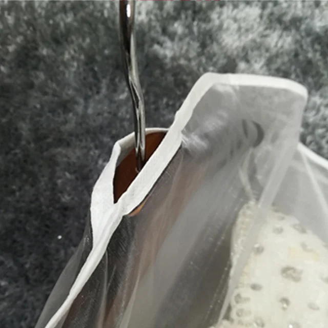 Kétoldalas Átlátszó Tüll/Voile Esküvői Menyasszonyi Ruha Por Burkolata Oldalsó Piperrel Az Otthoni Ruhásszekrény Ruhadarabos Tárolózsákhoz - Image 2