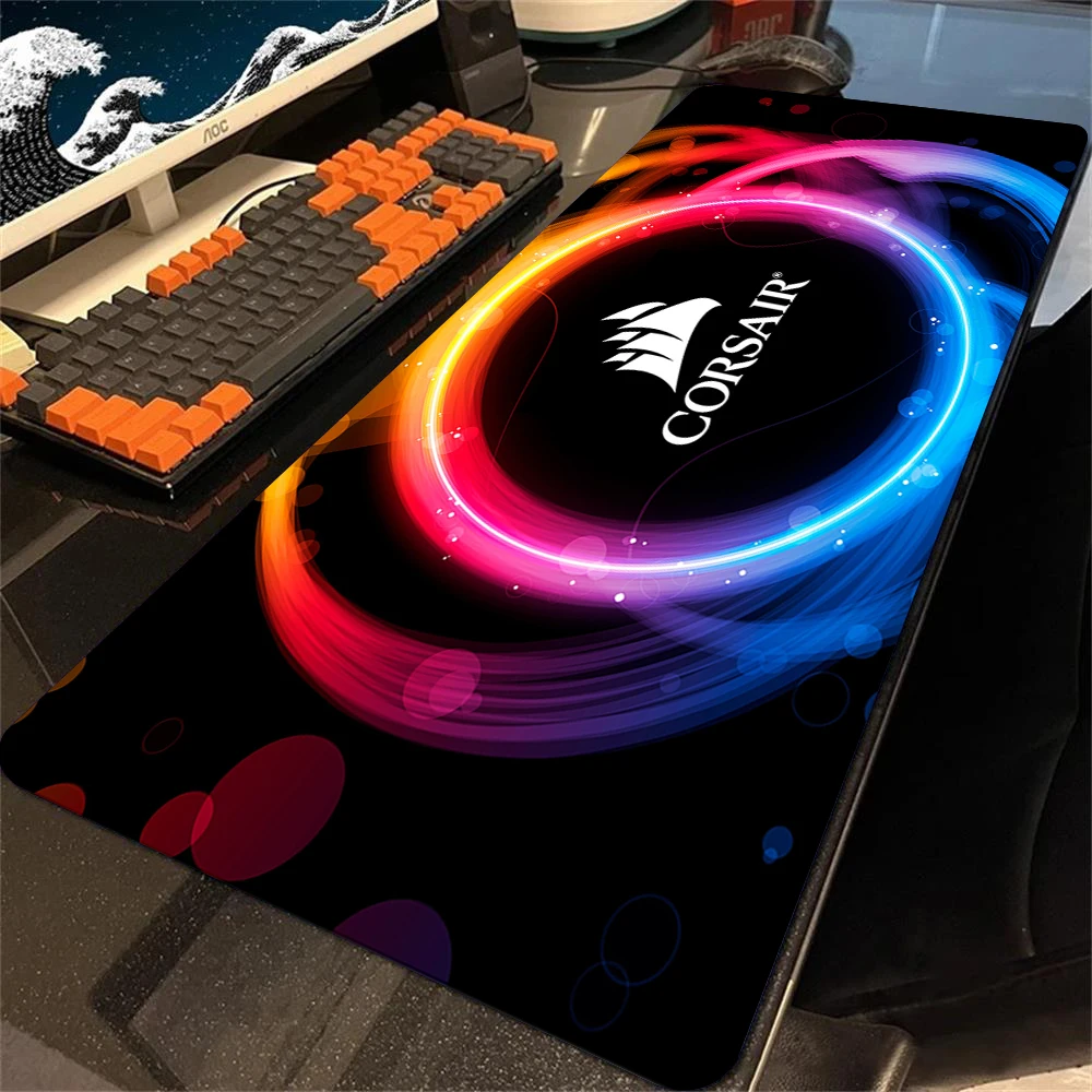 귀여운 마우스 패드 아트, 귀여운 고양이 컴퓨터, XXL 키보드 매트, 대형 게임용 마우스 패드, 책상 매트, PC 게이머 사무실 홈 테이블 마우스 패드 11 XXL C-Corsair 마우스 패드, 귀여운 게이밍 마우스 패드, 게이머 책상 보호대, 키보드 매트, PC 액세서리, 귀여운 애니메이션 마우스 패드