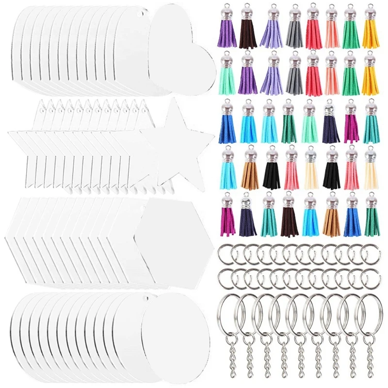 

Акриловые круглые брелки с любовью, пустые красочные кисточки, металлические украшения, брелки