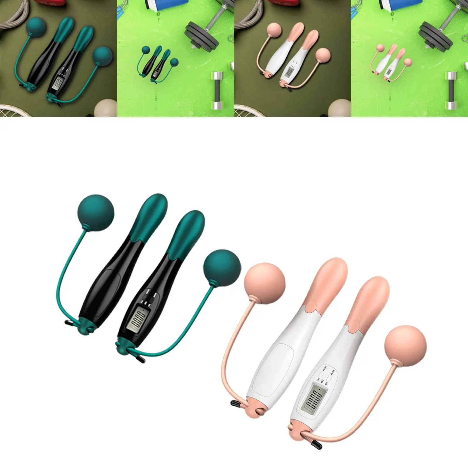 Wireless Skipping Rope, Speed Counting Skipping Rope for Training in