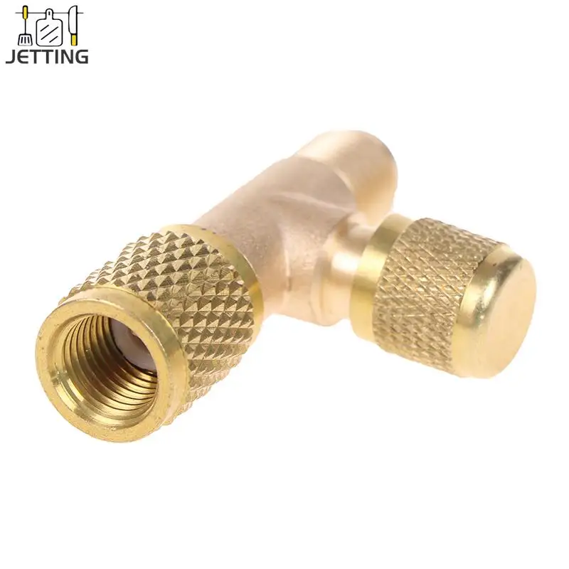 Copper Refrigerant Exhaust Valve Quick Air Exclusion Valve Release Gauge Pressure Fitting Adapter