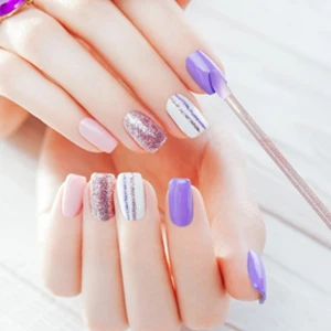 Glitter Crystal nail brush