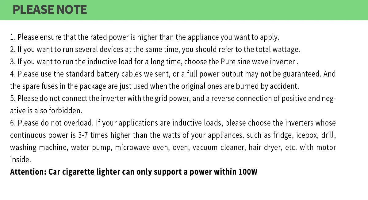 Adequado para RV, DC12V, 24V a 110V