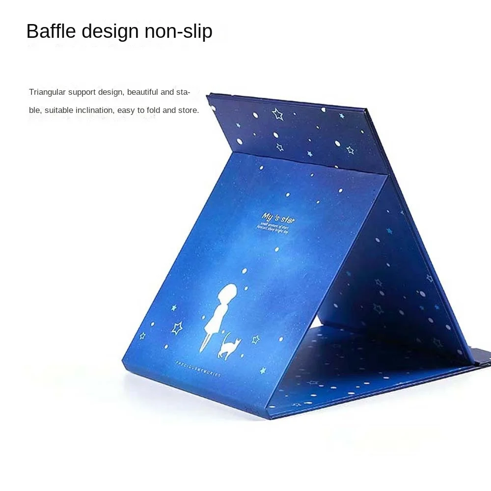 High Definition Desktop Stand Mirror Folding Compact Cosmetic Mirror Fold Makeup Light Weight Delicate Vanity