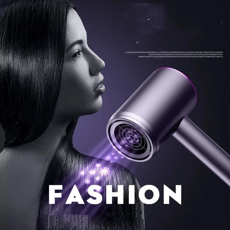 New Professional Salon Hair Dryer with Ionic & Heat Protection Portable for Home Hotel Travel-for Household & Hotel Use