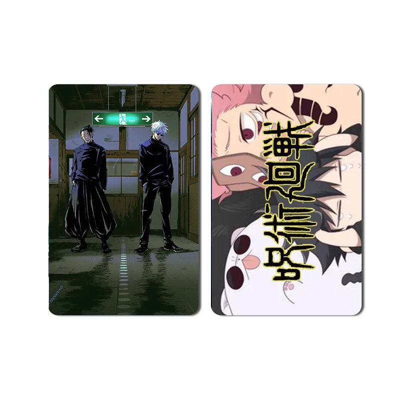 

Jujutsu Kaisen Small Card Anime Characters Same Model High Definition Glossy Lamination Two-sided Color Printing Collection Card