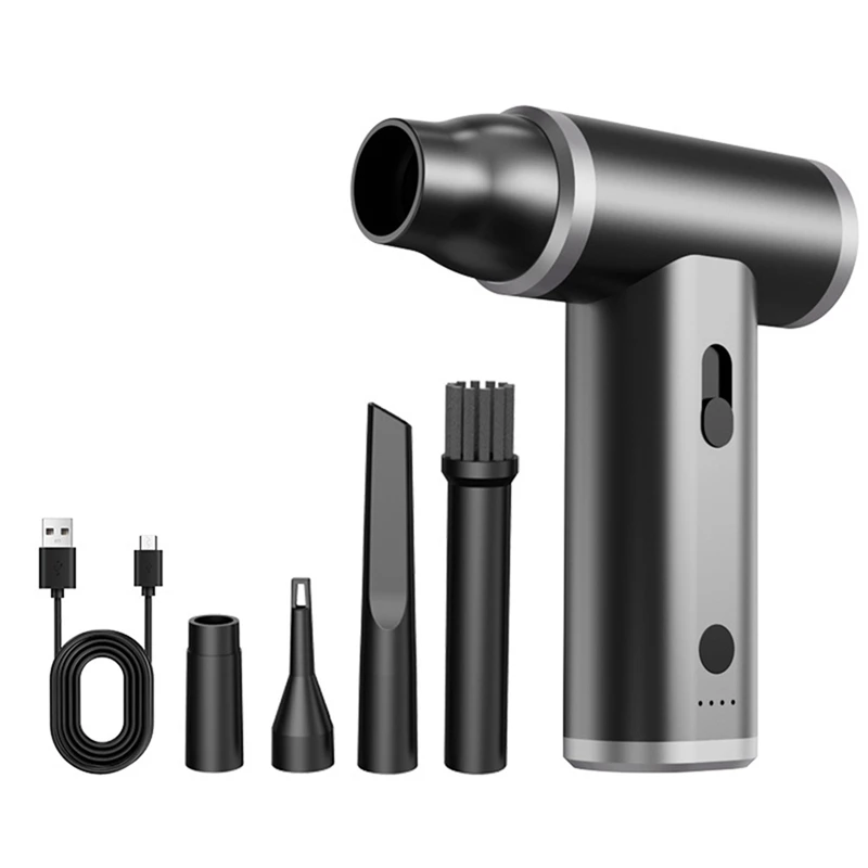 

Handheld Wireless Violent Fan High Power Vacuum Cleaner For Car Home Computer Keyboard Cleaning 1Set