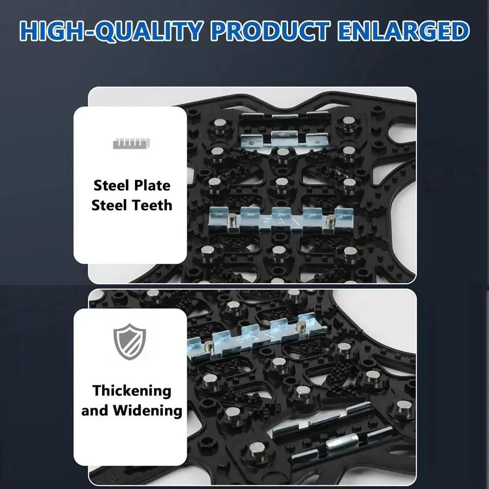 Wear-Resistant Universal Car Safety Chains Winter Tire Security Chains Portable Automobile Tire Crawler Non-slip for For SUV