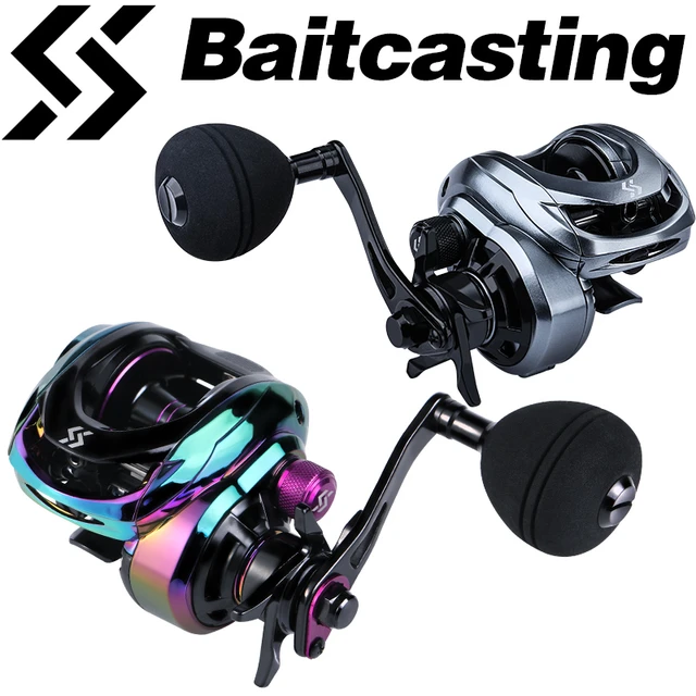 Sougayilang Baitcasting Reels High Speed Fishing Reel with 9+1 Ball  Bearings, Gear Ratio 8.0:1, Centrifugal Brakes Power Handle Casting Reels