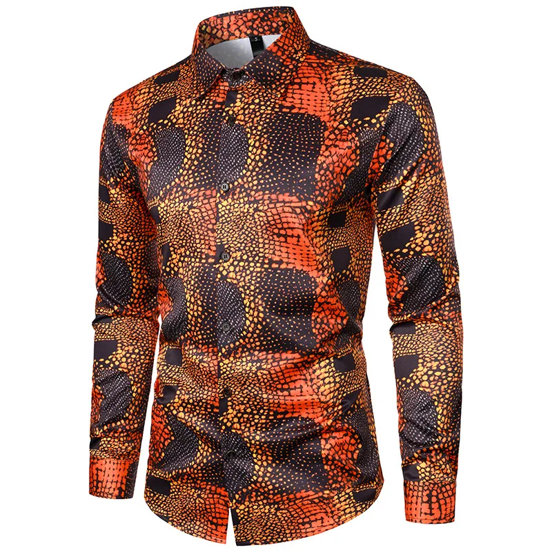 

Vintage Baroque Floral Shirt Men 2023 Brand Slim Fit Long Sleeve Mens Dress Shirts Party Wedding Prom Tuxedo Shirt Male Camisas