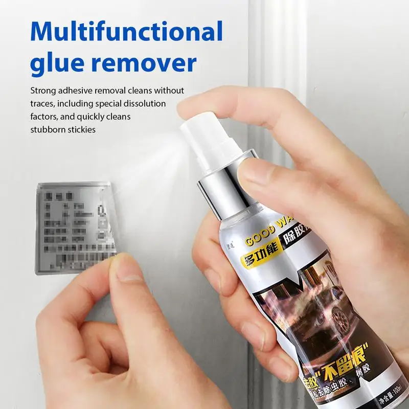 

Auto Glue Remover Spray Auto Adhesive Remover Sticker Remover Sprays Quick And Easy Sticker Remover Wall Sticker Glue Remover