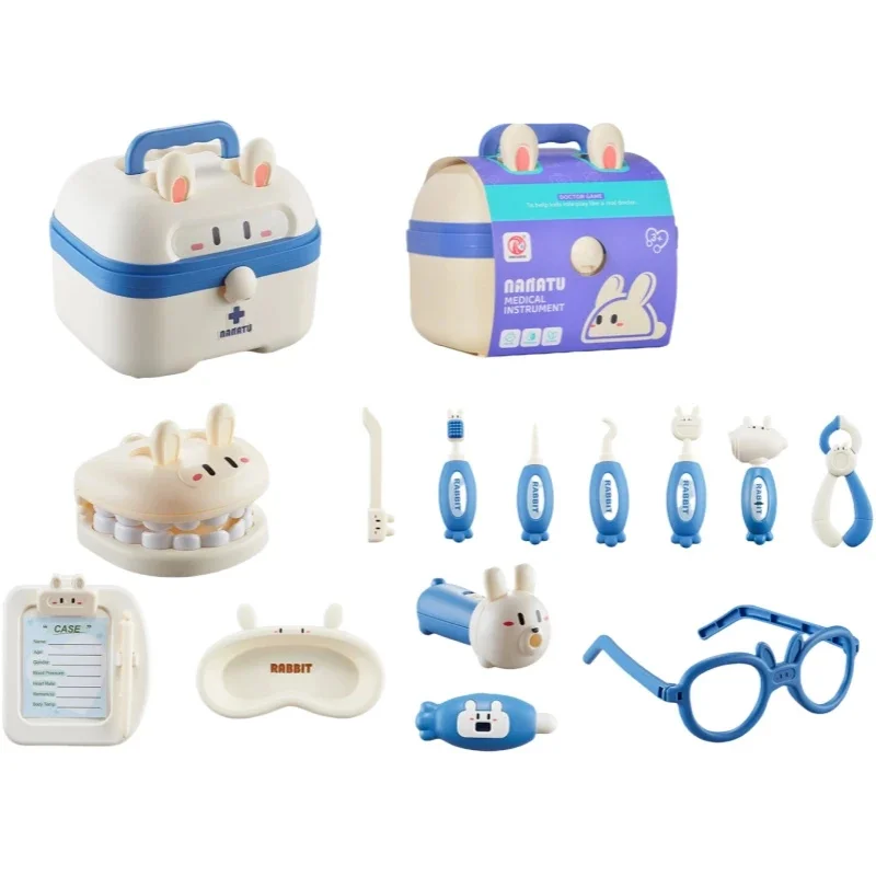 Kids Doctor Toys Hospital Nurse Doctor Role Play Kit Medical Dentist Kit Educational Toy for Boys Girls Birthday Xmas Gift 5
