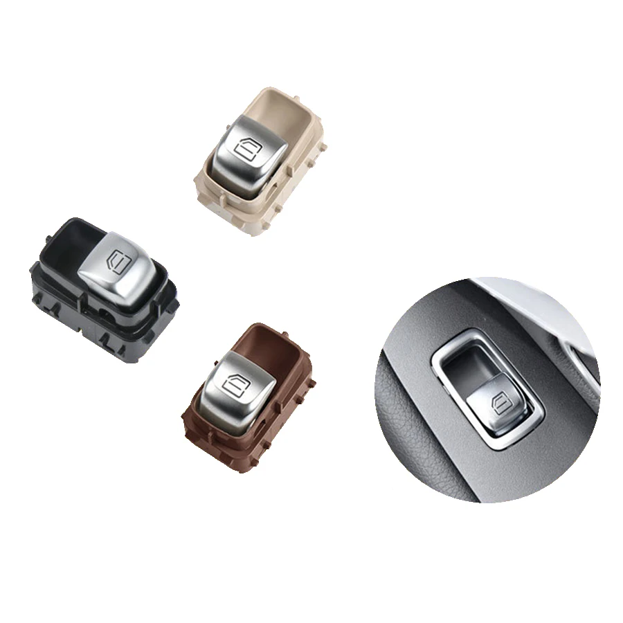 

Car Window Control Switch Lifter Button Assembly For Mercedes Benz C E GLC-Class W205 W253 W213 2229501904 Black Beige
