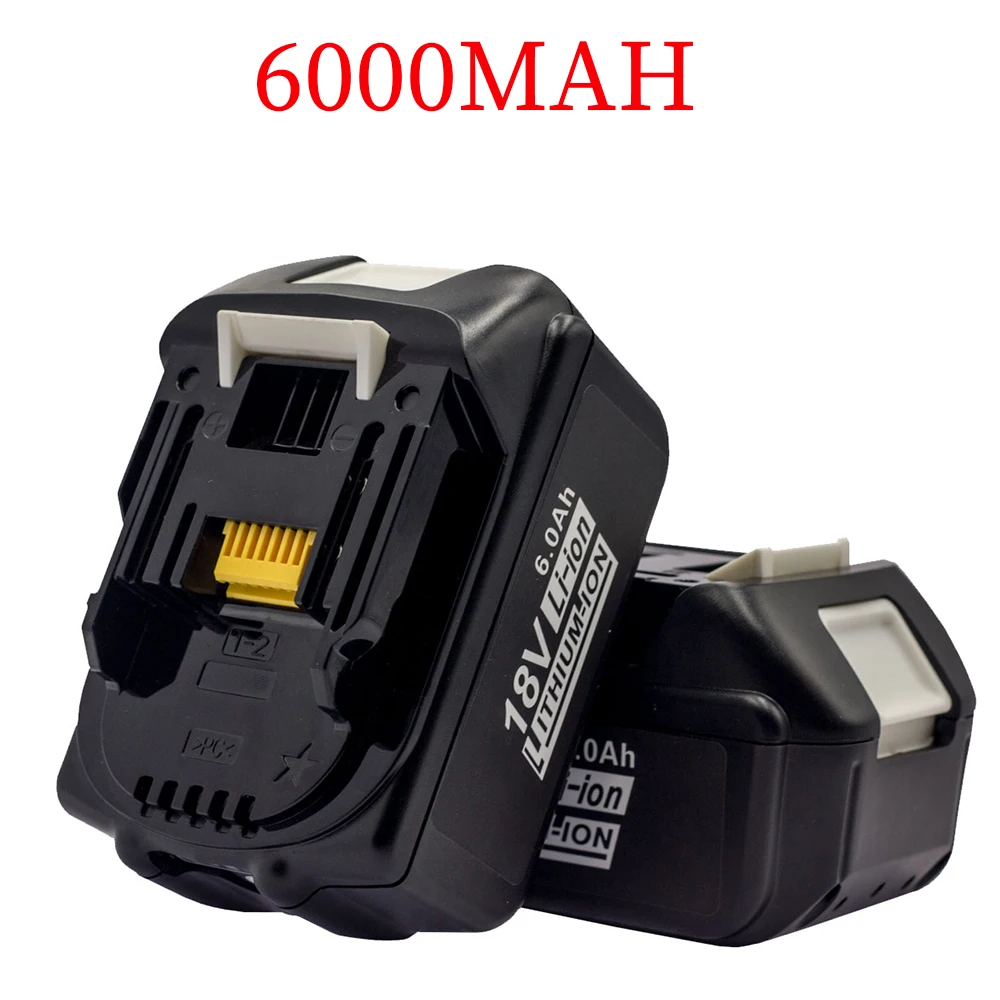 

Rechargeable Lithium Battery For Makita 18V 6.0Ah Charger Power Tool Batería With BMS BL1815 BL1830 BL1840 BL1850 LXT 400