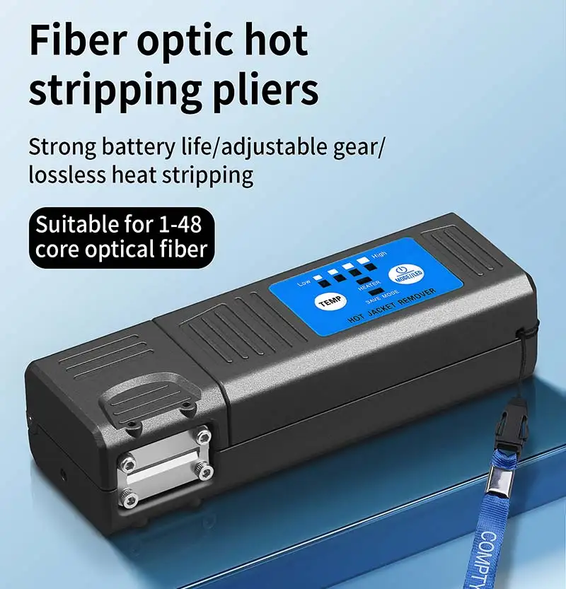 AUA-M8 Fiber Thermal Stripper Pliers Heated Optical Wire Stripping Slitter Ribbo